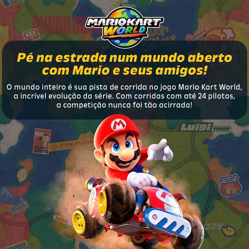 Jogo Mario Kart World Nintendo Switch 2 - Jogos de Corrida e Voo